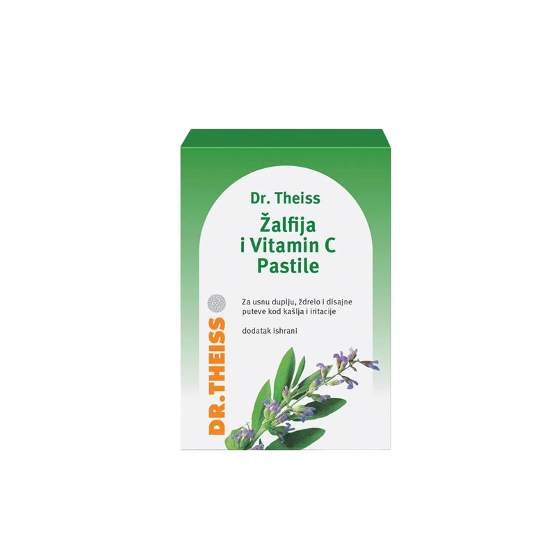 Dr. Theiss - Dr.Theiss Žalfija i vitamin C pastile