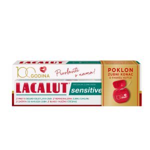 Lacalut Sensitive pasta + konac za zube gratis